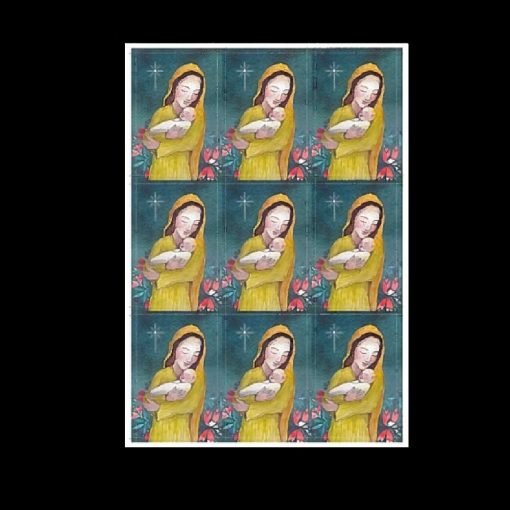 Jeesus ja Maria tarra-arkki (A6)