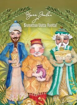 Joulukortti Itämaan tietäjät