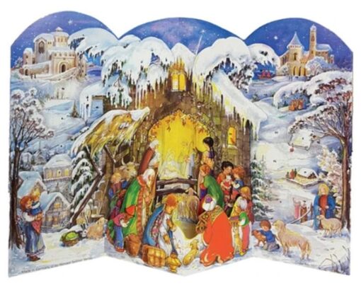 Joulukalenteri kolmiulotteinen