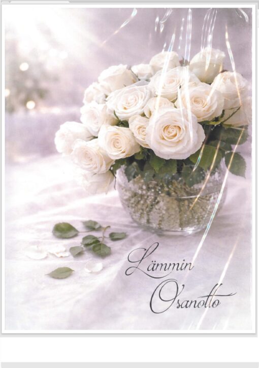 Suruadressi valkoiset ruusut