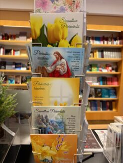 Neliön muotoiset pääsiäiskortit 20kpl