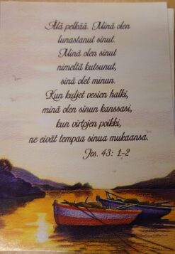 Korttinippu 25 kpl (Jes. 43: 1-2)
