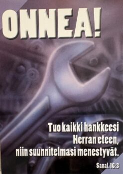 Korttinippu 25 kpl Onnea! Sanal. 16:3